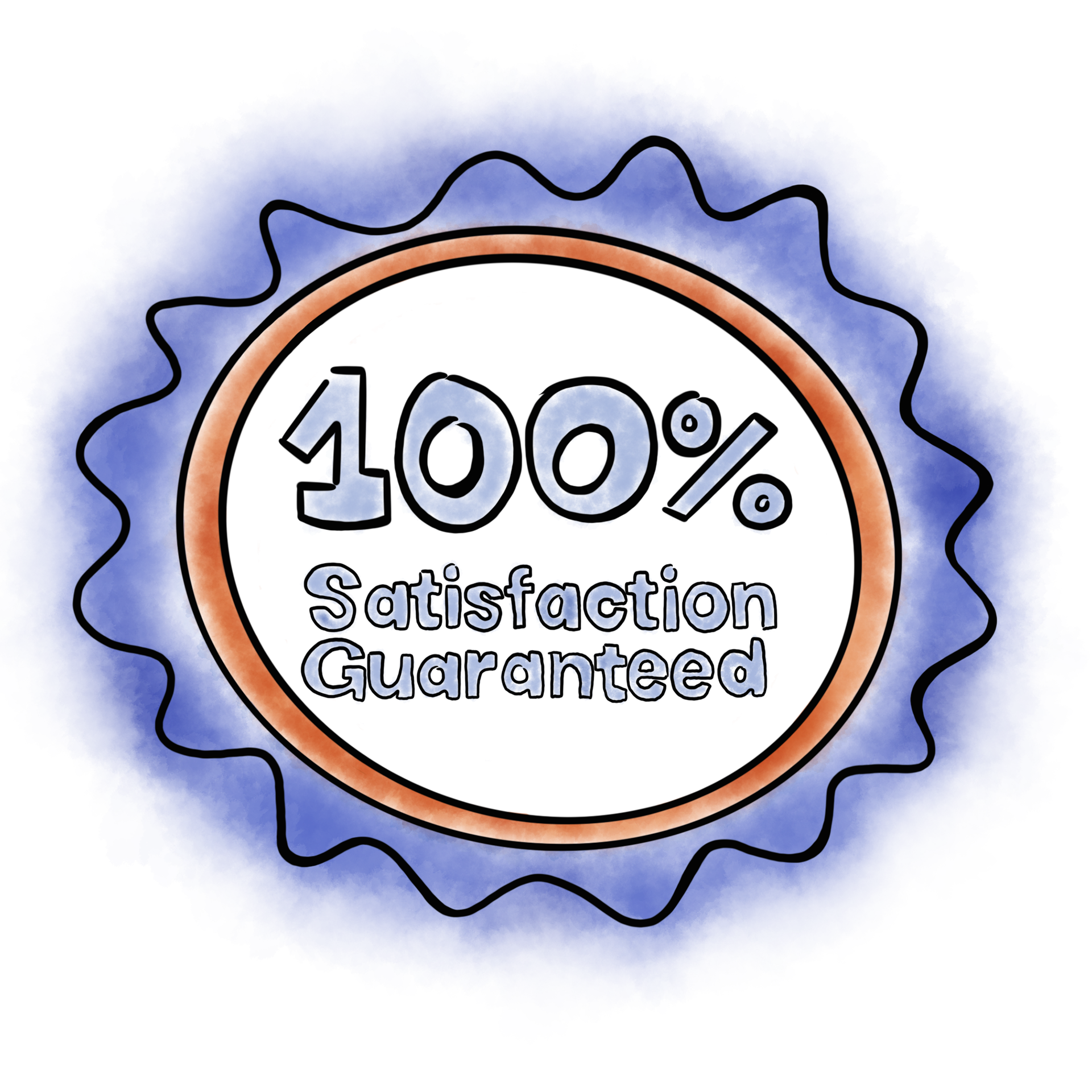 Satisfaction guaranteed illustration