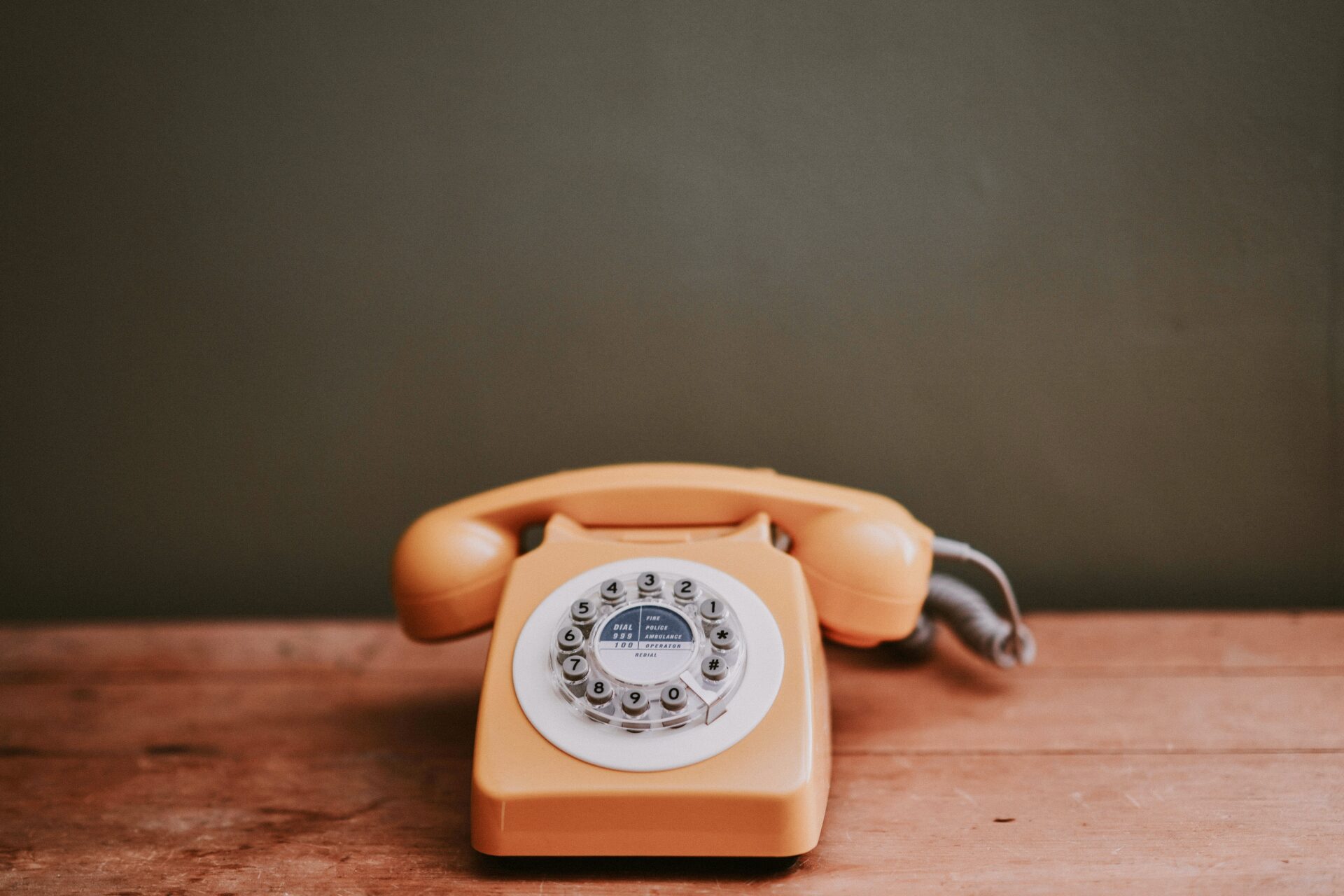 Single phone on counter