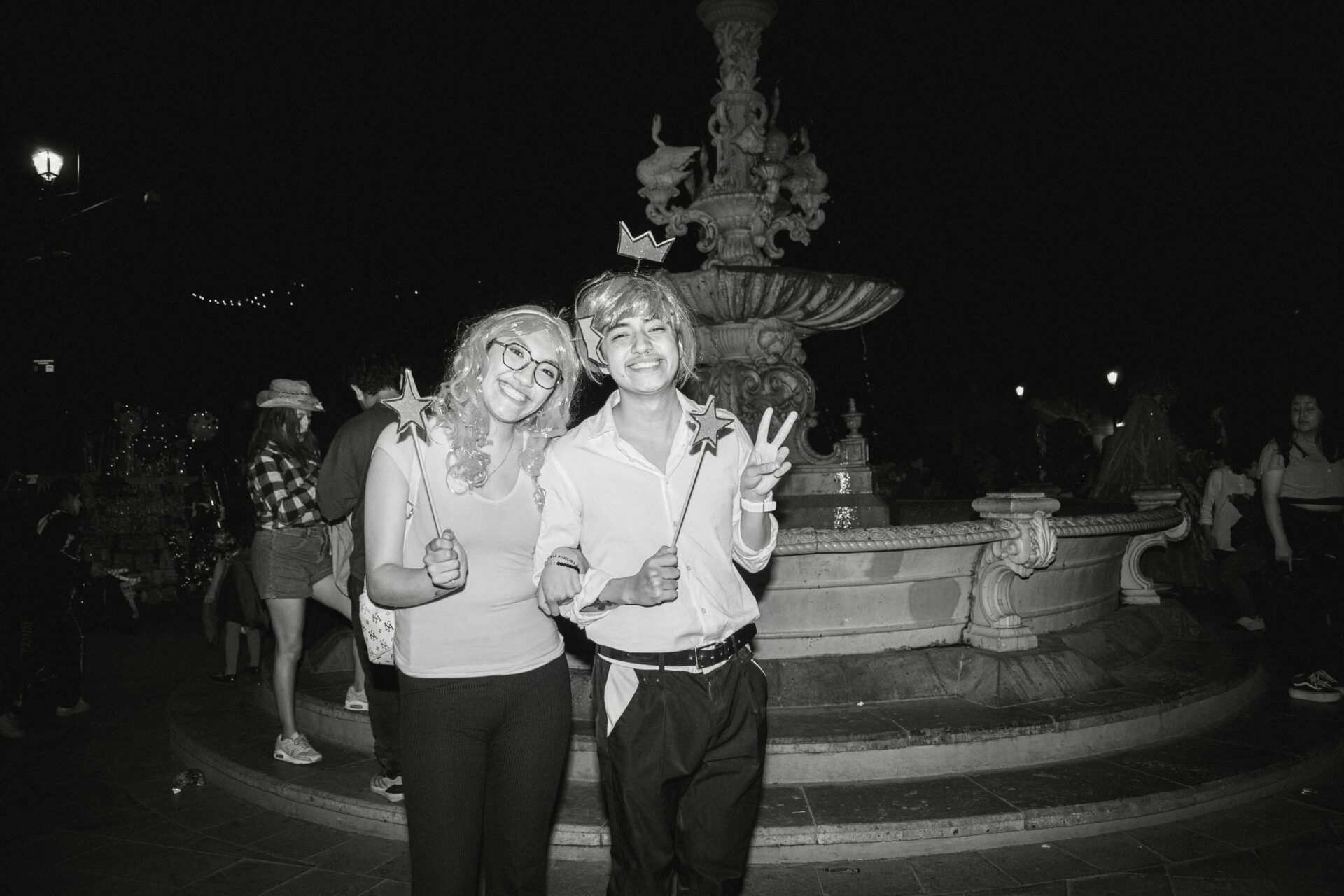 Friends enjoying their time